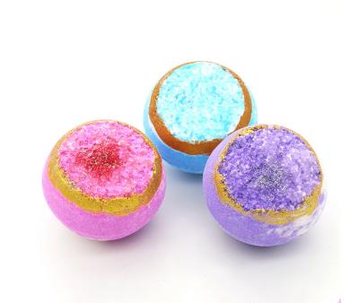 China Wholesale Colored Kids Colorful Bath Salts Wholesale Colorful CBD Private Label Bath Bombs Gift Hemp Organic Fizzy Bath Bomb for sale