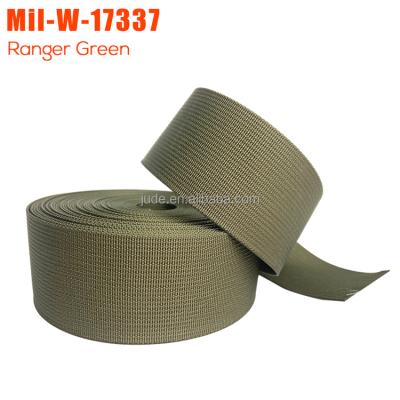 China JUDE Webbing High Tenacity Light Viable Weight Cordura Mil Spec 50mm Milspec Strong Nylon Webbing for sale