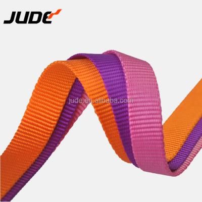 China Viable Customize High Quality 25mm 38mm 1 Inch 1.5 Width Colored Flat Nylon Webbing Strap Manufacturer for sale