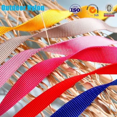 China JUDE Webbing Multi Color Viable 25mm Yellow Lightweight Durable Backpack Webbing Breathable Outdoor Nylon Strap for sale