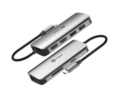 China Laptop. Original Wholesale Multifunctional Smartphone.Table Accessories Factory 6 in 1 Usb c Hub Adapter with 87W PD Charging for sale