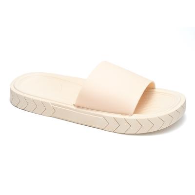 China Fashion Trend tep on the shit sense slippers female summer new solid color soft bottom bathroom non-slip slippers beach slippers for sale