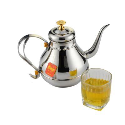 China 0.8L 1.2L 1.8L Induction Gas Stove Stainless Steel Kettle Coffee Tea Water Stored Pot for sale