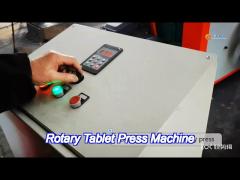 Titanium Alloy Mould Rotary Tablet Press Machine 80Mm For Tcca Chlorine Tablet