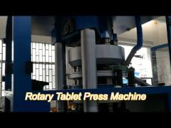 Calcium Hypochlorite Large Rotary Tablet Press Machine With Pre - Pressure Wheel