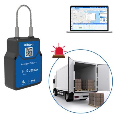 China Van het Slotjointech JT709A van GPS snakt de Slimme Lading Veilige Tracker15000mAh Battary-Afstandsbedieningsysteem Te koop