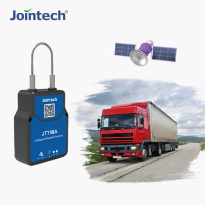 China JT709A Small GPS Lock Keyless Remote Control Tamper Alert For Container Door Monitoring for sale