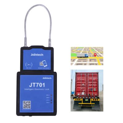 China Jointech Jt701 Gps Electronic Lock For Container Truck Gps Tracker Seal Cargo Security Tracker Fuel Tank Monitoring for sale