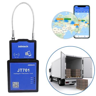 China Jointech Jt701 Container Cargo Asset Track Container Lock Truck Seal Gps Asset Tracker Fuel Tank Monitoring System for sale