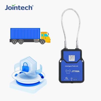 China Jointech Jt709A Gps Gsm Container Electronic Seal Container Tracker Elocks Gps Padlock Fuel Tanker Seal Lock for sale