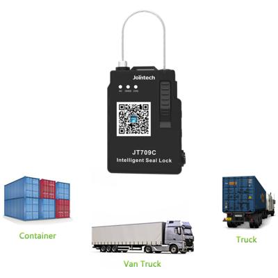 China Jointech JT709C Intelligent Bluetooth 4G GPS Tracking Electronic Lock for Cargo Transportation for sale