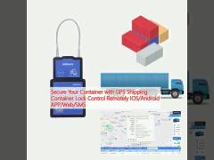 Secure Your Container with GPS Shipping Container Lock Control Remotely IOS/Android APP/Web/SMS
