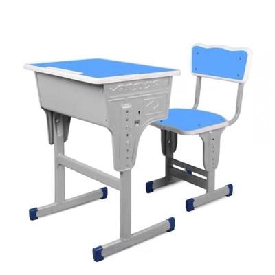 China COMNENIR Height Adjustable School Classroom Child Student Kids Drawer Study Table and Chair Set for sale