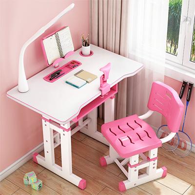 China COMNENIR Height Adjustable Cheap Adjustable School Classroom Kids Study Desk And Chairs Set For Children for sale