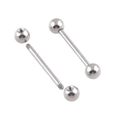 China Body Jewelry Punk Body Jewelry Navel Lip Nail Eyebrow G23/ASTM F136 Titanium Outwardly Stepped Barbell for sale