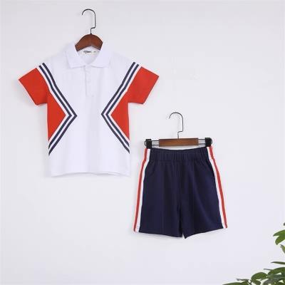 China School Autumn Primary Junior High School Student Graduation Shirt Pants Set Youth Bachelor Uniform Performance Clothing Polo Uniform for sale