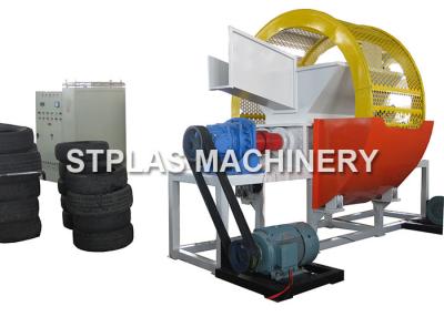 China High Output Double Shaft Shredder Machine For Car / Truck / Bus Tire Recycling for sale