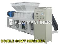 China Retalhadora gêmea de madeira Waste do eixo/máquina chipper plástica 300-1200kg/h à venda