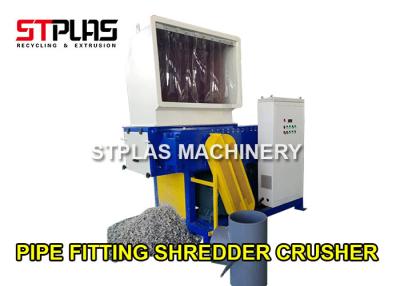 China Recycling Crusher Plastic Shredder Machine For Pipe Fittings / Die Head Material for sale