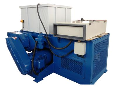 China Single Shaft Plastic Shredder Machine For Big Solid Block Plastic High Torque for sale