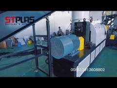 Plastic Films Crushing Drying PP PE Film Washing Line For Soft Materials Washing