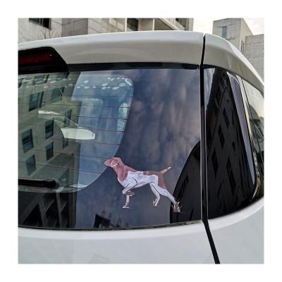 China Customized Waterproof High Quality Cute/Cartoon Vehicle Decals Die Cut Logo Transfer Car Window Sticker Die Cut for sale