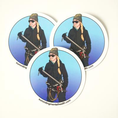 China Chinese Decorative Sticker Decals with Printed Round Custom Vinyl Logo Stickers for sale