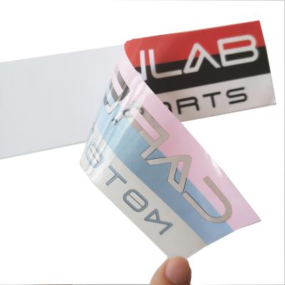 China Low MOQ Reusable Custom Design Printed Transparent Window Sticker Die Cut Clear Stickers for sale