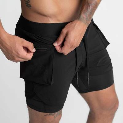 China Anti-wrinkle Running Shorts Nylon Shorts Men Customized Gym Shorts for sale