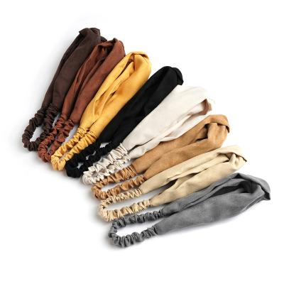 China 2021 hot sale European and American girls headband new color popular style women's hair accessories for sale