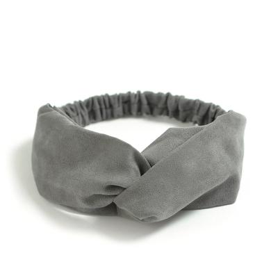 China Fashion gray simple headband for girl clothing accessories hot sale style factory stock outdoor headband no MOQ for sale