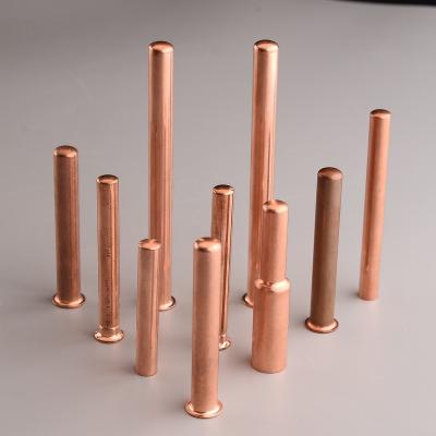 China Temperature Sensor Steel Sleeve Deep Drawn Tubes Deep Drawn Copper Housing for sale