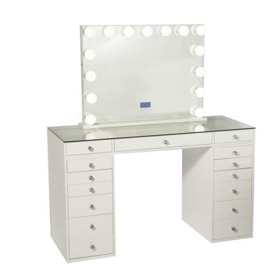 China ILUMAY Fashionable Dresser Drawer Table with Dressing Table Mirror for sale