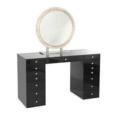 China ILUMAY Classic Makeup Vanity Dressing Table with Lighted Mirror for sale