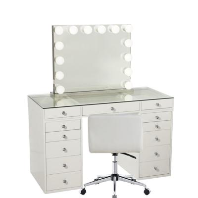 China Bedroom Dressers Furniture White Makeup Classic Luxury Glass Mirror Drawers Modern Wood Dresser Table Top Dresser for sale