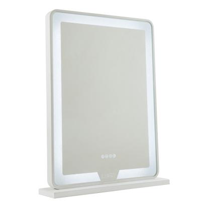 China Hollywood style lighted smart touch screen bluetooth vanity mirror and speaker for sale