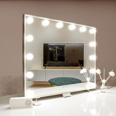 China Hot sale lighted led makeup mirror with lights for cosmetic for sale