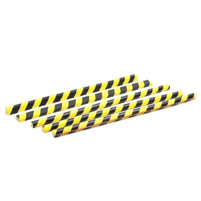 China Road Equipments Yellow Black Foam Traffic Edge Protector Guard Corner For Car Parking Lot for sale