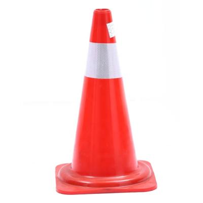 China High Quality PVC Signal PVC Road Safety Traffic Cone For Parking Lot for sale