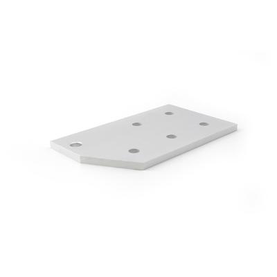 China Industrial 6093 6 Hole 30 Degree Angle Plate Profile Aluminum Extrusion Joining Aluminum Profile Make Door And Window for sale