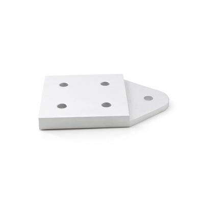 China Industrial 6102 5 Hole Pivot Plate Profile Aluminum Extrusion Aluminum Profile Make Door And Window for sale