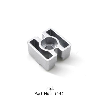 China Zinc 2021 Popular Parts 30A Fixed Connection Block For Aluminum Profile Straight Fixing for sale