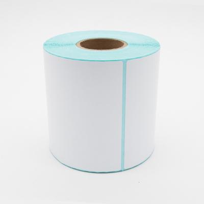 China Waterproof Custom Audit Rolls Printedlabel Special Thin Material Self Adhesive Thermal Label Roll 4x6 for sale