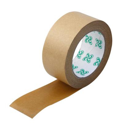 China Waterproof eco friendly brown adhesive single side self adhesive PE coated kraft paper sealing tape manufacturer from china for sale