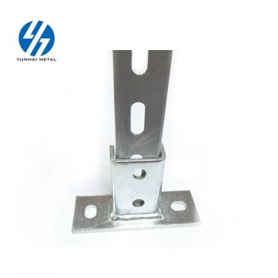 China Support System Type Steel Solar Powered Support Slot C Channel With Hole for sale