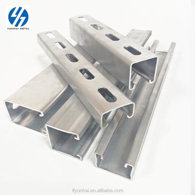 China Support System Hot Dipped Galvanized Steel C Channel for sale