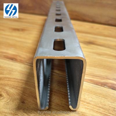 China Support system galvanized steel c channel rail for sale