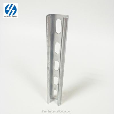 China Support system zinc galvanized structure steel c channel for sale