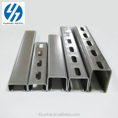 China Support system gi c steel channel hot dipped galvanized rolled accessary for sale