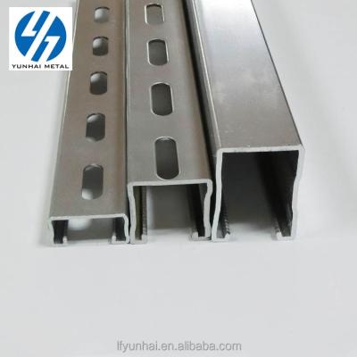 China Construction Channel Fittings C Channel Accessories U Clamp Corner Pipe Frames Bracket Stainless Steel for sale